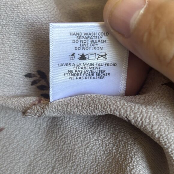 Pleione Anthropologie Womens Ruffled Coquette Blouse L Floral Cottagecore Dainty - Picture 12 of 12